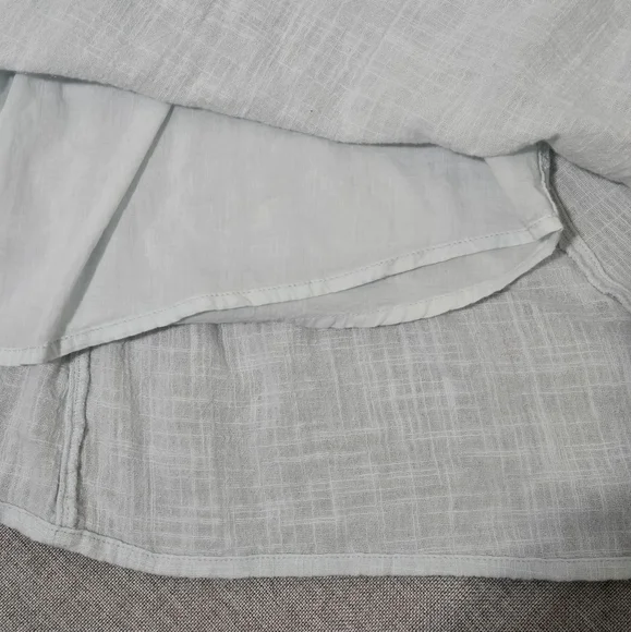 Urban Outfitters Douro Gauzey Midi Dress Light Pale Blue Green Size Small - Picture 12 of 15